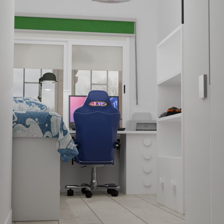 Habitación realizada en 3D