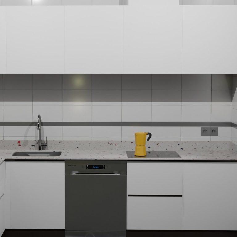 Cocina diseñada en 3D